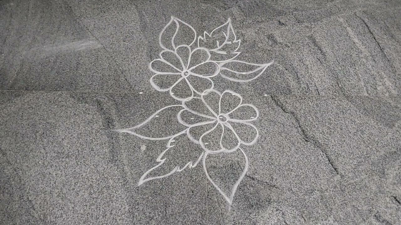 அழகான பூ கோலங்கள்🌺🌺🌺🌺🌺