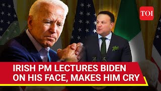 Joe Biden Cries On Camera During Irish PM Leo Varadkar’s Address In The White House | Find Out Why