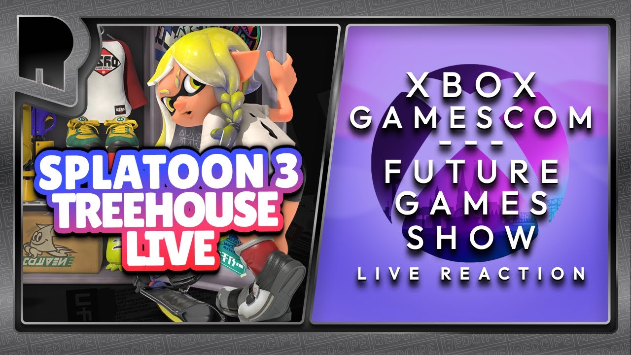 Splatoon 3 Tree House Live Reaction, Xbox at Gamescom, Future Games Show | The Redcipe VGP EP.257