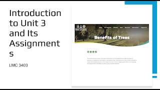 Unit 3-1 Unit 3 Introduction and Its Assignment