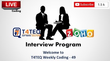 Weekly Coding - 49 - Zoho Interview Program - Getting One Line input in C