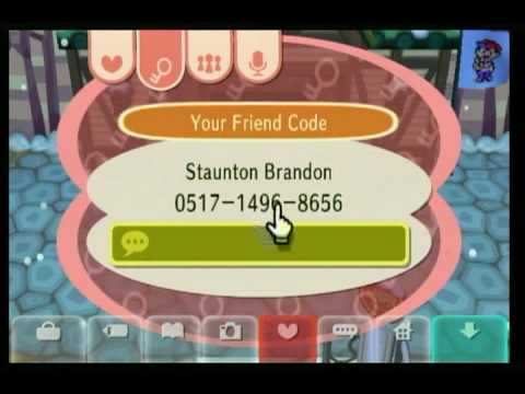 Animal Crossing City Folk Friend Code