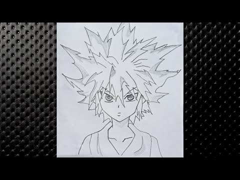 Anime Drawing How To Draw Killua Zoldyck Step By Step