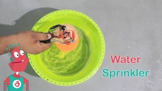 How to Make a Simple water Sprinkler | Motor Machines TinkerLab Cool Experiments