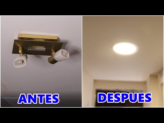 INSTALAR FOCO LED EMPOTRABLE