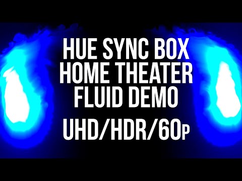 Fluid Philips Hue Home Theater Test (HDR, 60p, 4K, OLED)