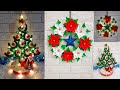 2 Christmas house decoration idea with cardboard | Best out of waste Low budget Christmas craft idea