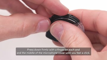 Nucleus 8 Sound Processor | Replacing microphone cover | Cochlear