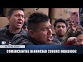 COMERCIANTES DEL MERCADO DE FRUTAS DENUNCIAN COBROS INDEBIDOS