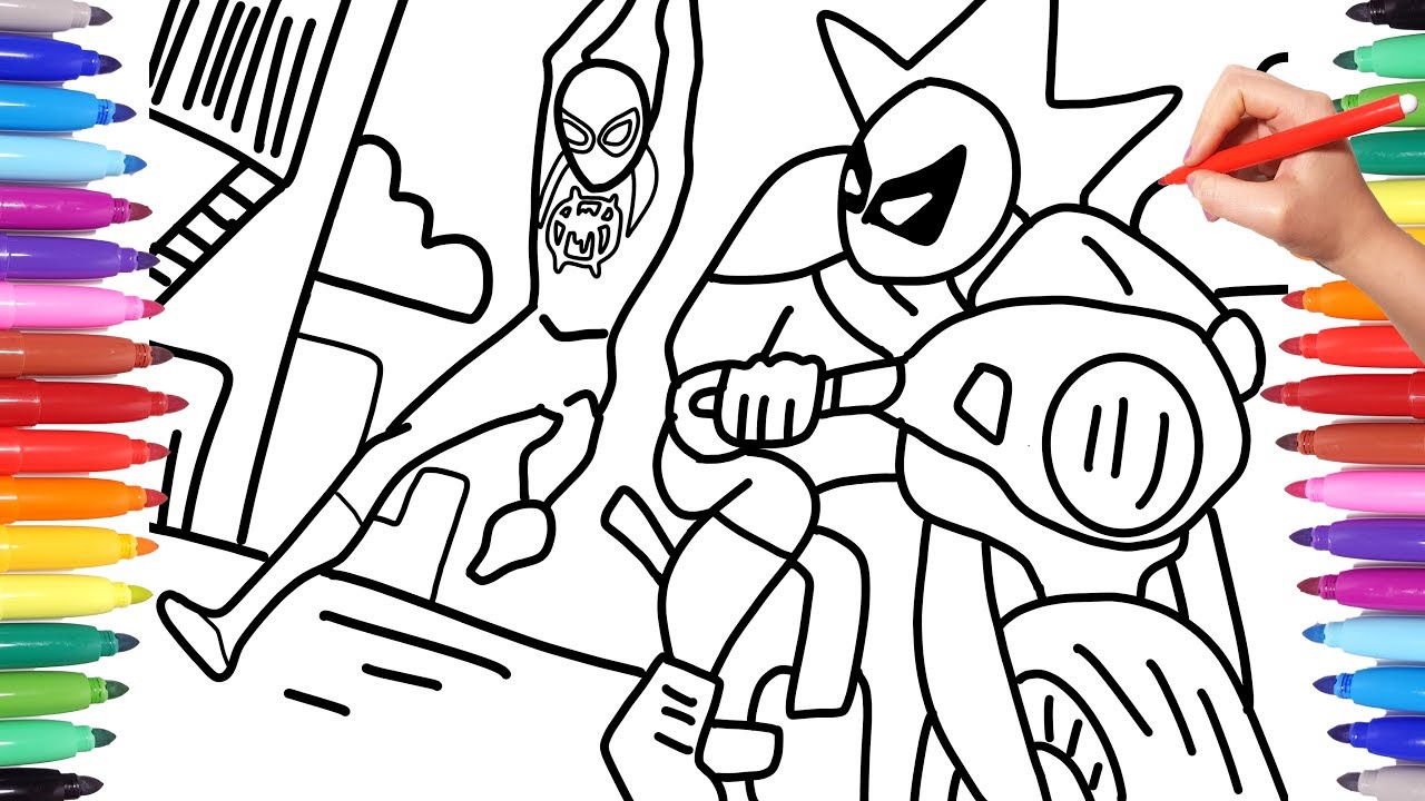 Spider Verse Coloring Pages