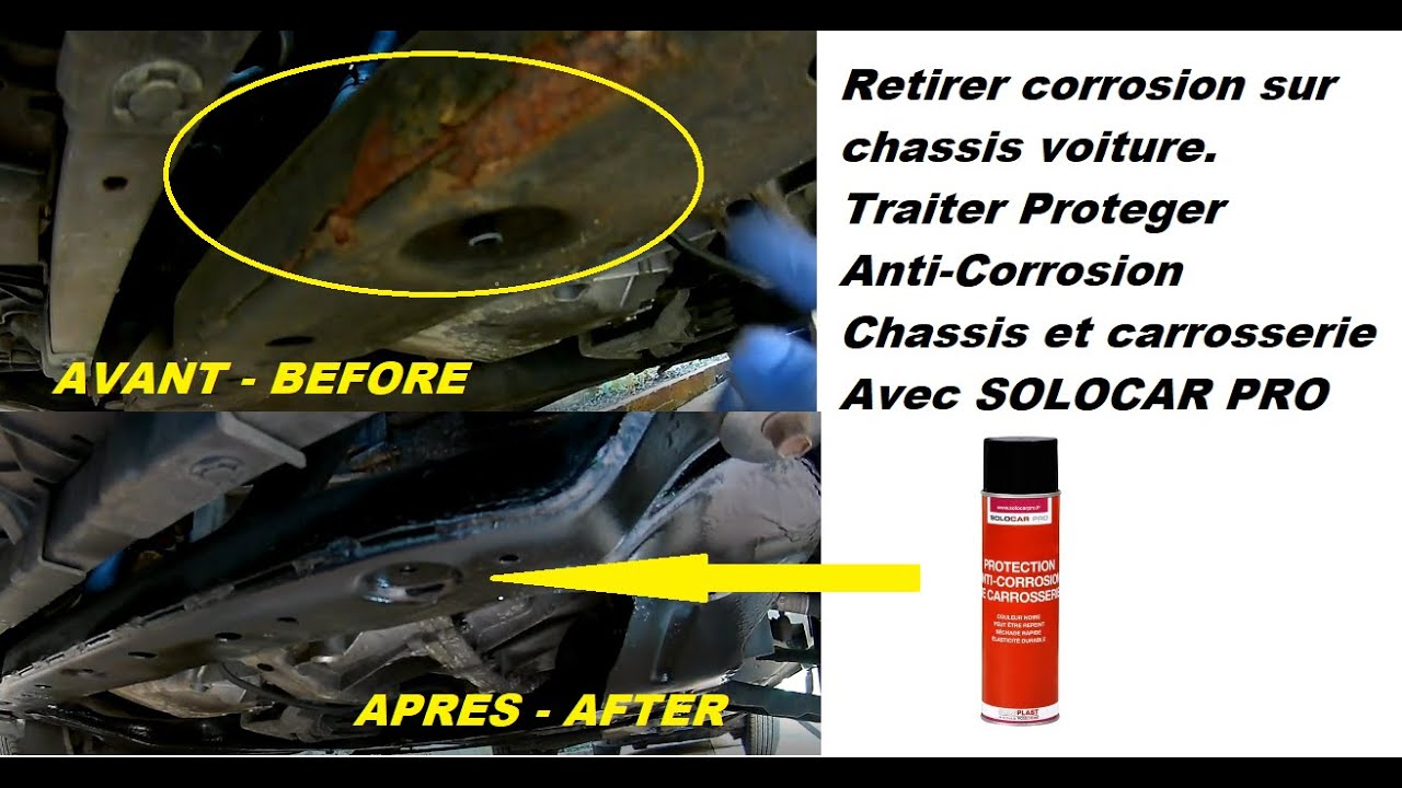 Comment traiter la corrosion sur un châssis de voiture ? - 3-EN-UN