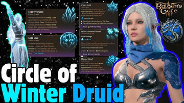 Circle of WINTER DRUID Mod Build - Baldur