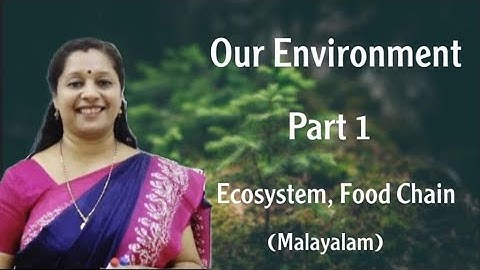 CLASS10: OUR ENVIRONMENT : PART1 (MALAYALAM)