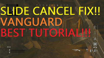 HOW TO FIX slide cancel jump in Vanguard! (Slide cancel jump fix) Vanguard tutorial