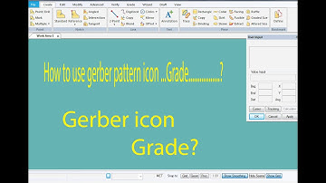 Gerber Beginner Tutorial How to use gerber icon ,pattern design Grade