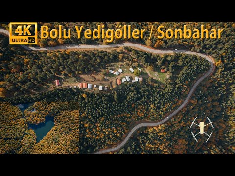 Bolu Yedigöller de Sonbahar 2020 , Turkey (4k Ultra HD) Drone By Aslan özcan