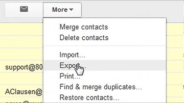 Gmail Export to CSV