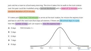 Rule 68-95-99.7 And The Standard Normal Distribution Question 5 of 6