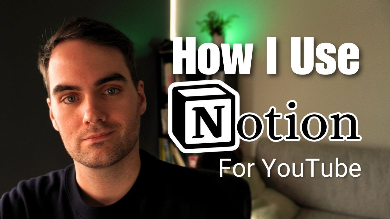 How I use Notion for YouTube | simple and easy - YouTube