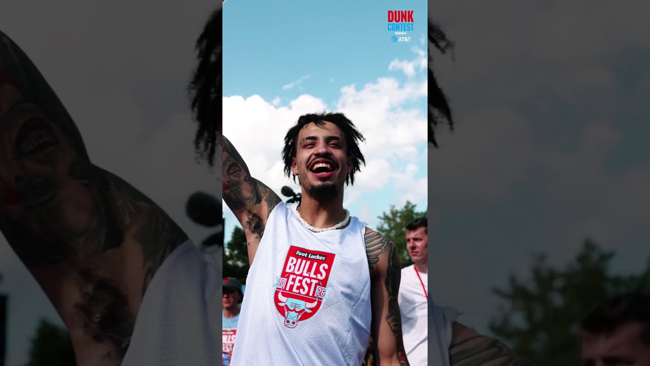 We've got a new Bulls Fest Slam Dunk Contest CHAMP 🏆 #chicagobulls #nba #mustwatch #highlights