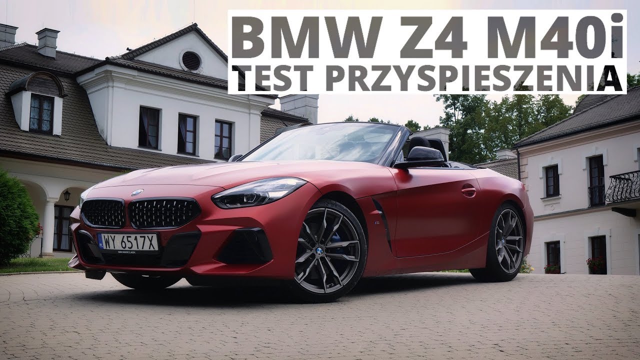 Bmw Z4 M40i 3 0 340 Km At Acceleration 0 100 Km H Youtube