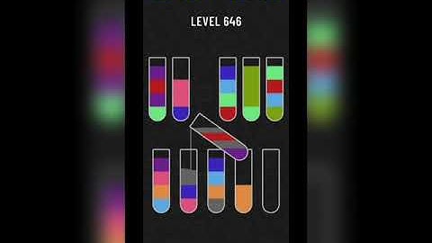 Water sort puzzle level 646