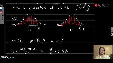 STAT216 Section 6-2 Part I (Non-Standard Normal Distributions 1)
