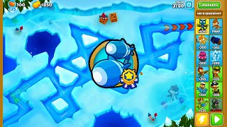 BTD 6 - Frozen Over DOUBLE HP MOABS!