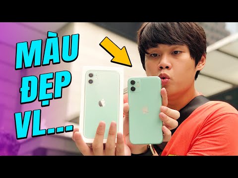 TRÊN TAY iPHONE 11 XANH BẠC HÀ "CHỈ" 19 TRIỆU!!! - ĐẸP VÃI:(((