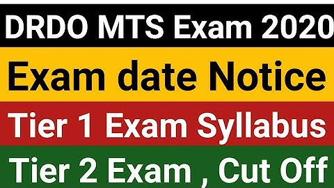 DRDO Admit Card | DRDO MTS Exam 2020-21 | DRDO Ceptum | SSC |