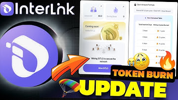 Interlink Labs New Update | Interlink Network Token Burn 🔥 | Interlink Network Mining Listing