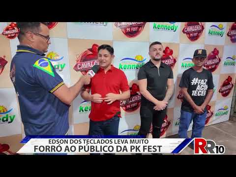 Edson dos Teclados leva muito forró ao público da PK Fest PRESIDENTE KENNEDY - 26 DE JUNHO 2026