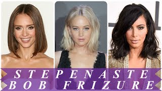 Nove stepenaste bob frizure Nove stepenaste bob frizure