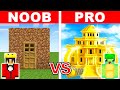 Noob vs hacker i cheated in a build challenge in minecraft