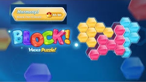 Block! Hexa Puzzle iOS gameplay (HarmonyJ) #blockhexapuzzle #iosgames #games #harmony 