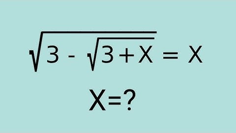 A beautiful Math Olympiad Radical Equation l advanced Maths For Competitive Exams l Math 