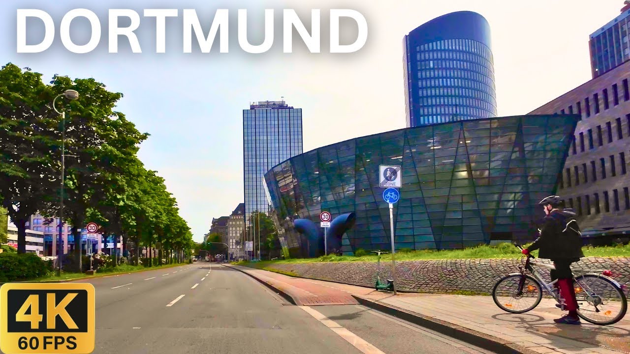 Автотур 4K: Дортмунд Германия 🇩🇪 | Путешествие по Городу