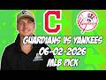 Cleveland Guardians vs New York Yankees 6/2/26 MLB Pick &amp; Prediction | MLB Betting Tips