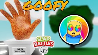 How to get Goofy Glove   'CHAOS' Badge in Slap Battles || Roblox