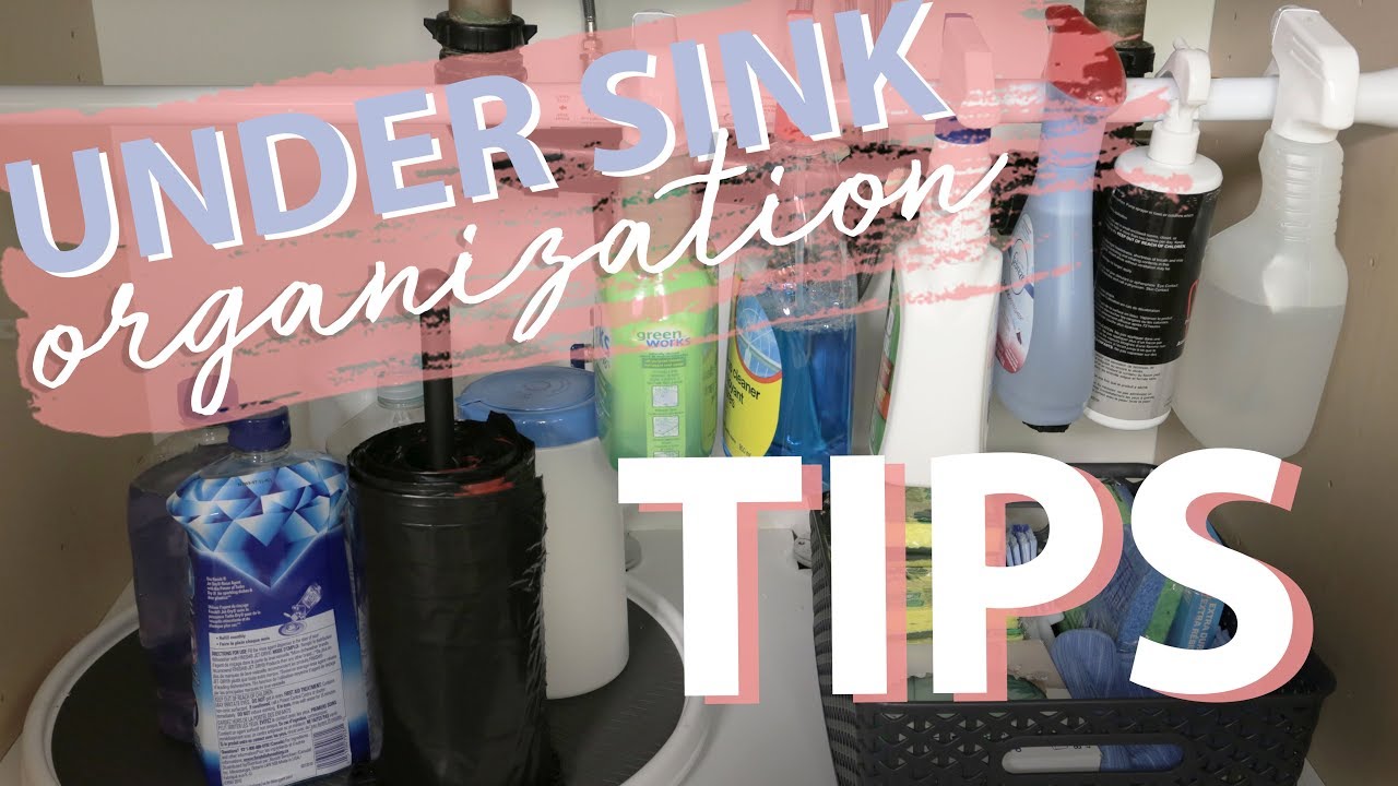 Under Sink Organization Tips | Small Space Solutions - YouTube