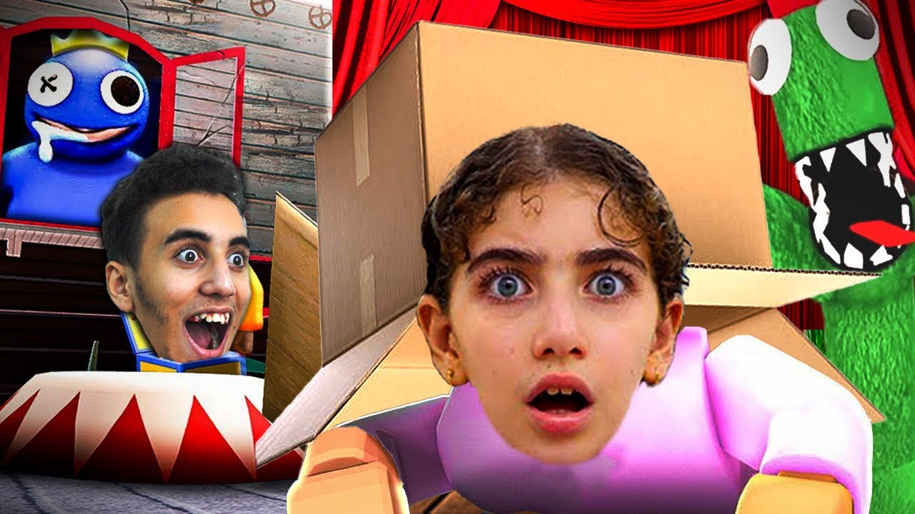 هربنا من الوحوش الملونه | Rainbow Friends  - Roblox