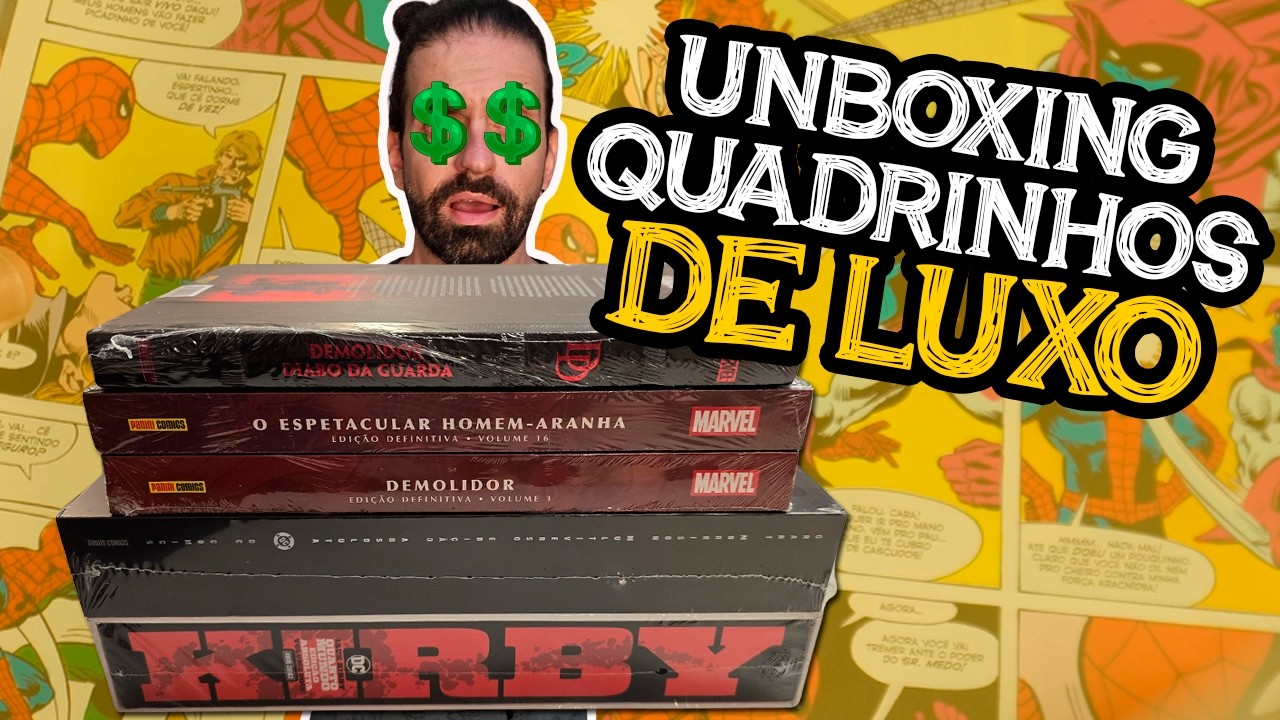 CHEGARAM OS QUADRINHOS PESADOS DA PANINI!