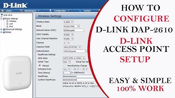 D-LINK DAP-2610 SETUP | d