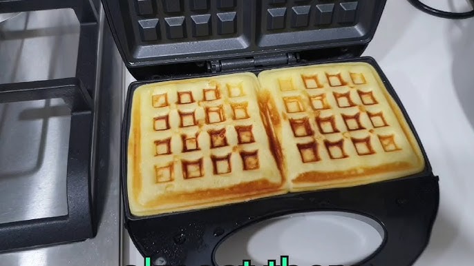 Unboxing and review Farberware Single flip Waffle maker 