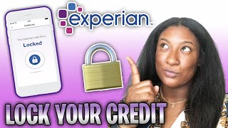 HOW To LOCK Your EXPERIAN CREDIT REPORT...🔒