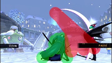 UMVC3 Vergil Hitbox/Hitsphere SH (Upper Slash)