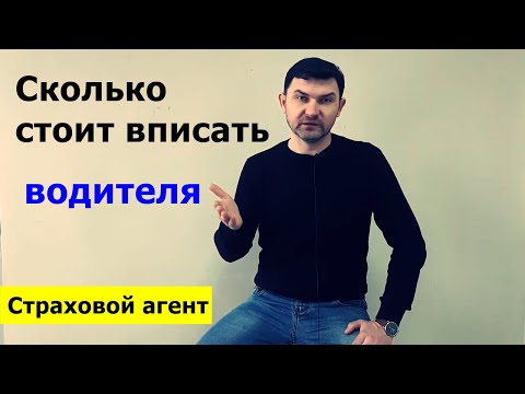 Сколько стоит вписать водителя в полис ОСАГО? / Страховой агент