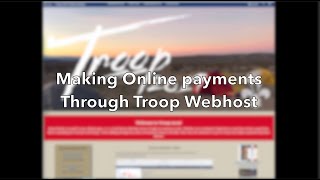 Making On line Payments Through Troop WebHost   SD 480p   SD 480p screenshot 2