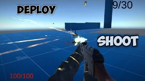 Unity AI turret Deploy, Points, Shoot