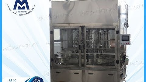 Beverage bottle filling machine (MIC-ZF8 piston filling machine)